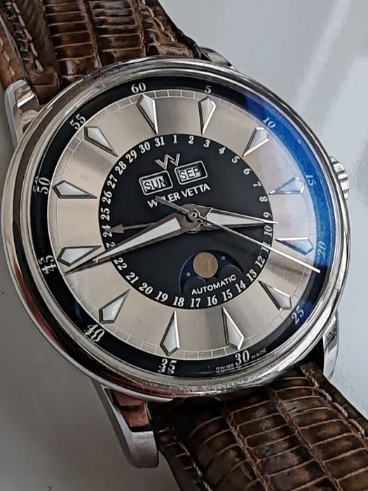 Ceas Wyler Vetta Beaux Arts Triple Calendar Moon Phase Automatic
