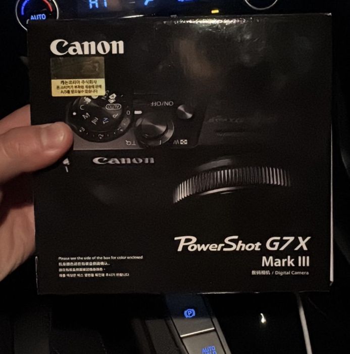 Canon power shot G7 X Mark 3