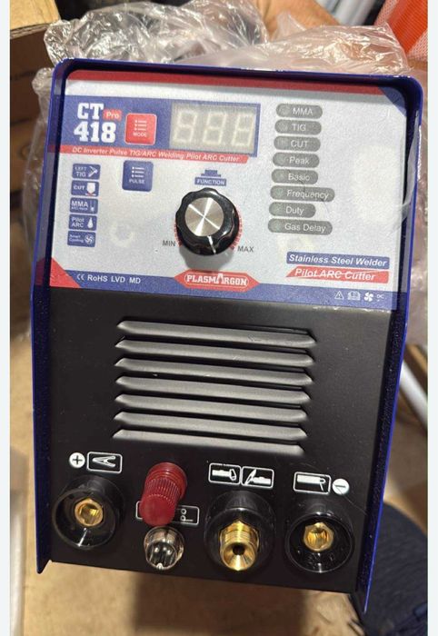 Aparat sudura PLASMARGON CT418P TIG + MMA + PLASMA 3 in 1 nou