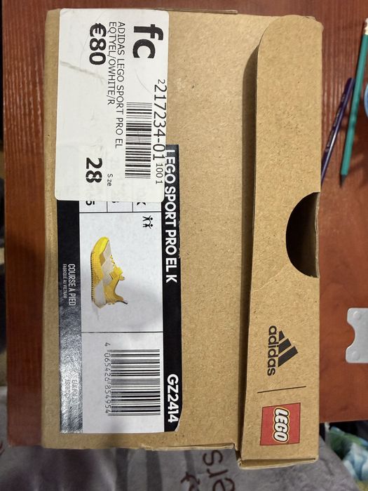 Детские кроссовки Adidas x LEGO Sport Pro