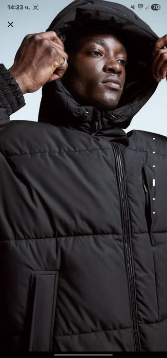 Дълго пухено яке  от Bershka