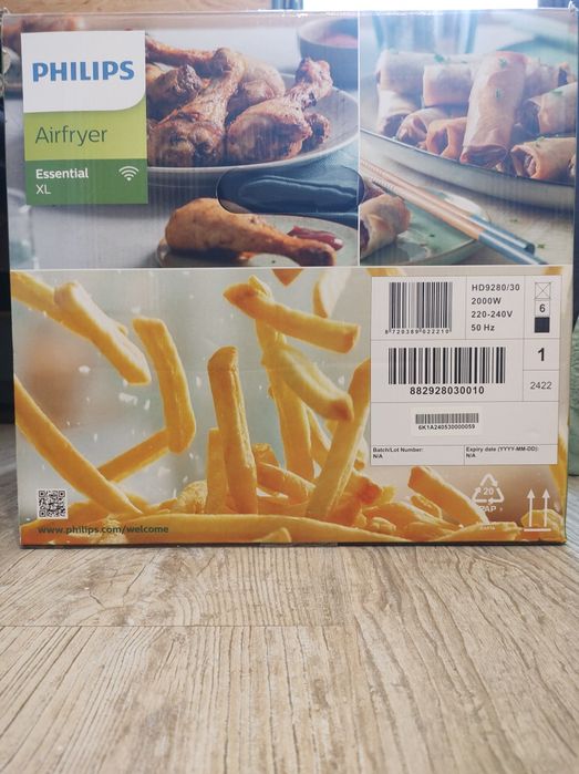 Airfryer Philips Essential XL HD9280