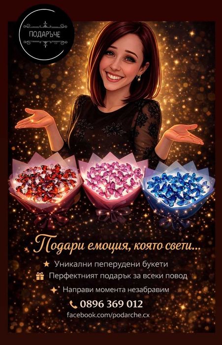 Букет от пеперуди