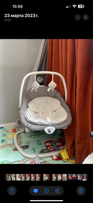 Продам электрическую люльку 3 в 1.