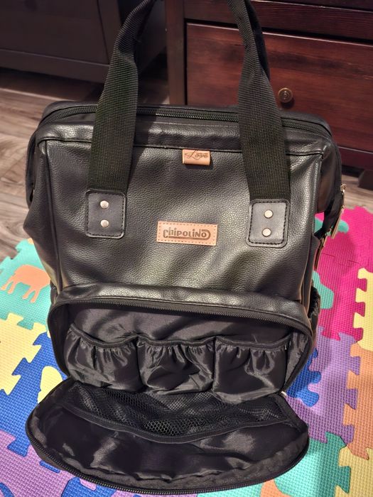 Кожена раница за количка Chipolino