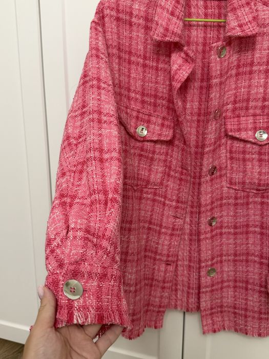 Твидовая рубашка Zara
