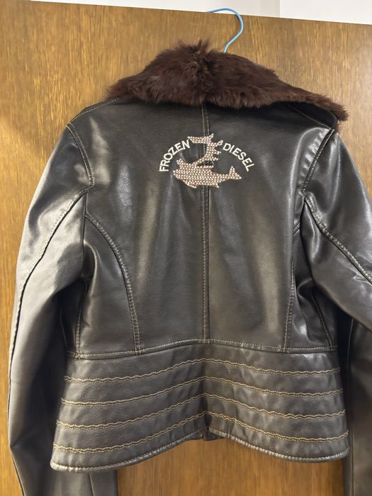 Кожено яке с пух Diesel