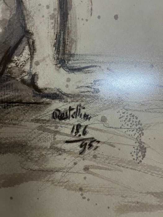 Tablou vechi/Gian Petro Restellini(1895-1978)!