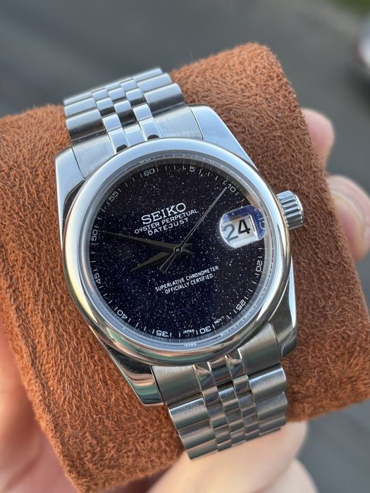 Seiko Mod Date-Just Galaxy Burst