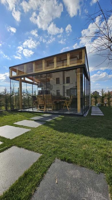 Pergola bioclimatica/ inchideri sticla securizata / ghilotina