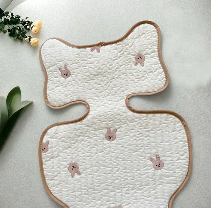 Универсална дишаща бебешка подложка за количка или столче за кола