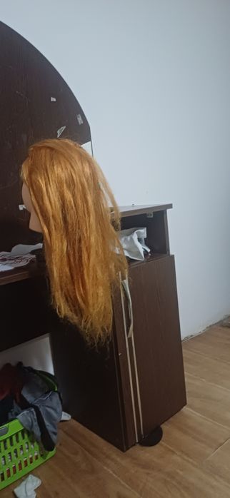 4sectrebrie cap păpușă cu suport