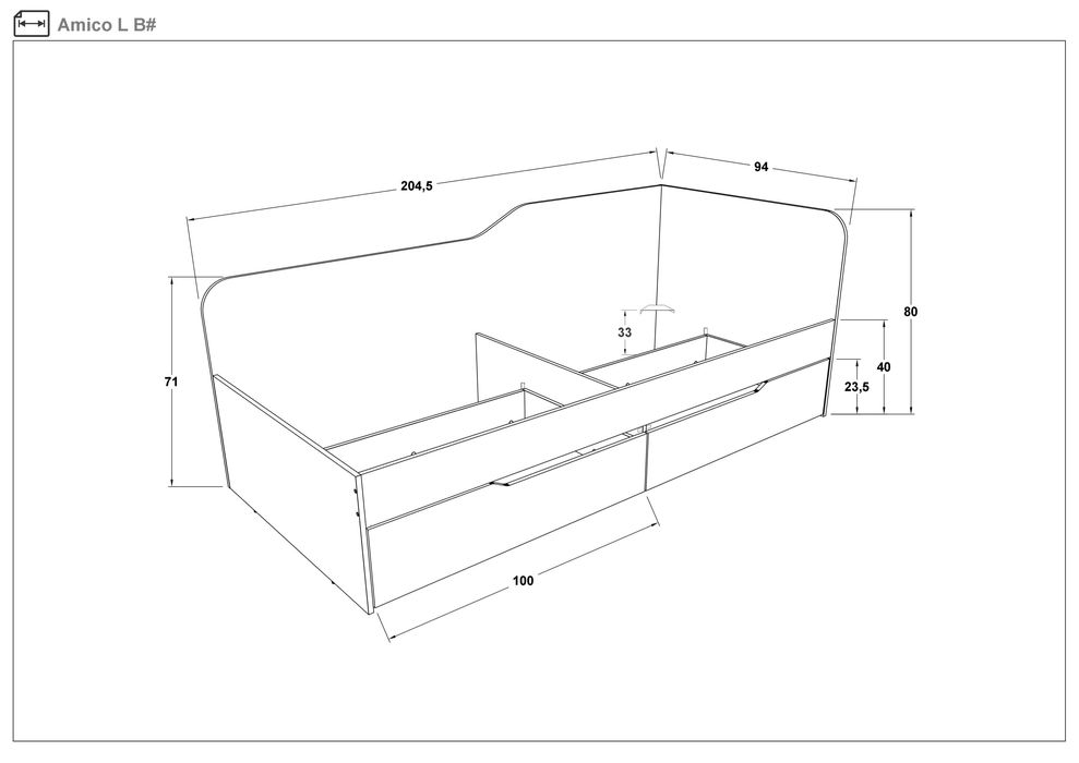 2 бр легла с матрак и чекмеджета – като нови