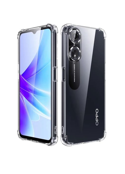 Oppo A38/A58/A78/A98/A79 - Husa Silicon Clar Colturi Anti Soc