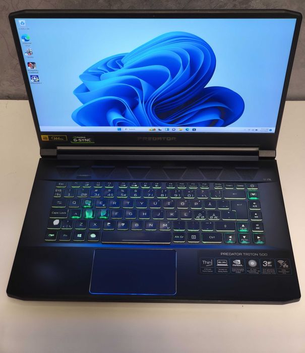 laptop gaming Acer predator triton 500 i7 9750h rtx 2080 16gb ram s512
