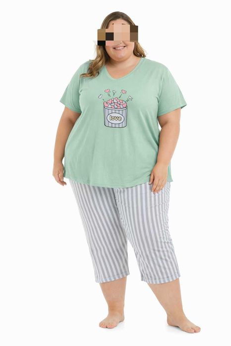 Супер макси дамски български памучни пижами