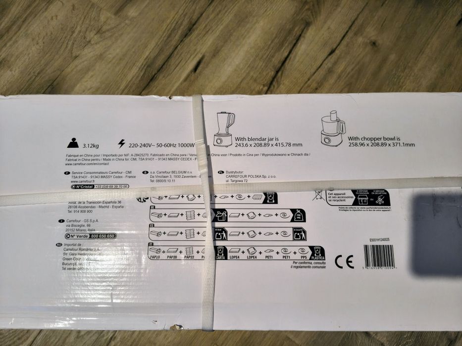 Robot de bucatarie multifunctional blender razuitoare 1000W - nou