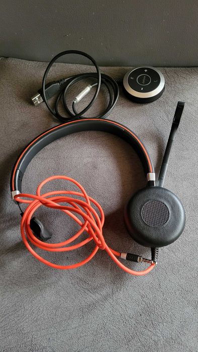 Jabra Evolve 40 UC Mono Căști Prin cablu BirouCall center Negru