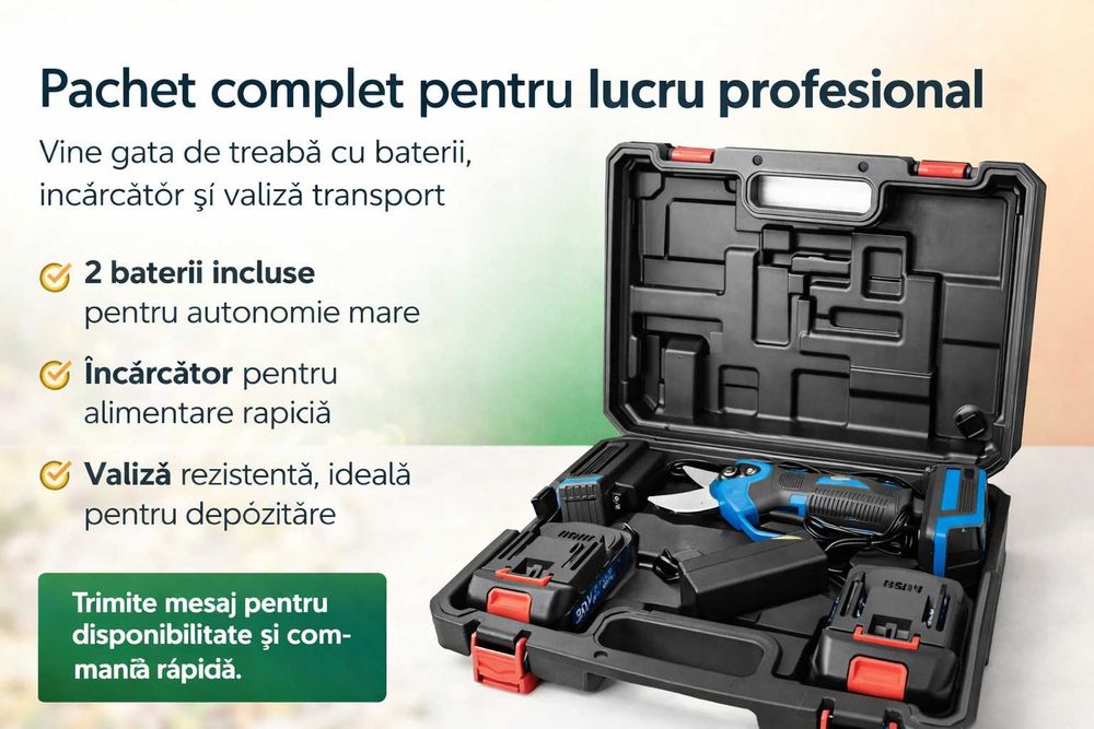 Foarfeca electrica THO 36V 25mm profesionala taiere rapida