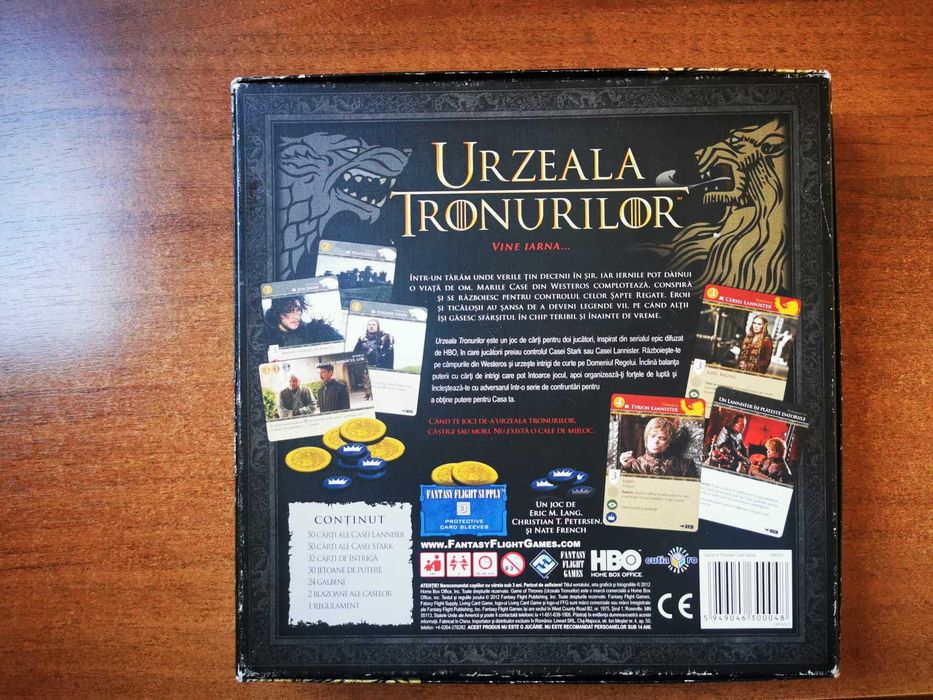 Game of Thrones - Urzeala Tronurilor - Ed HBO Jocul De Carti
