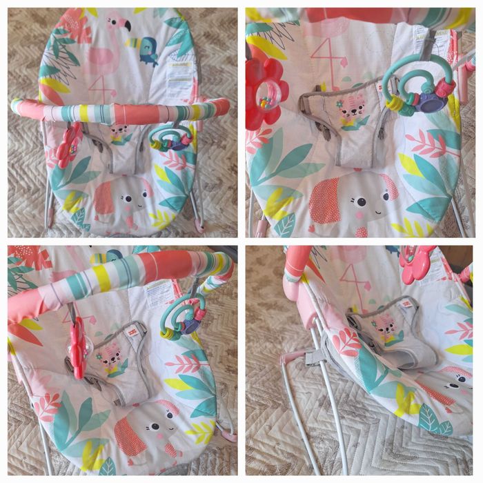 Бебешки шезлонг и 2бр. активна гимнастика