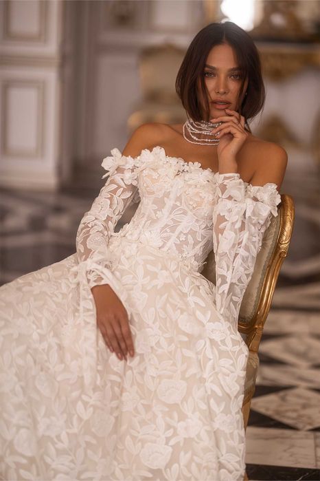 Rochie de mireasă XXS Elly Bride – Model Flora (Colecția La Vie En Rose)