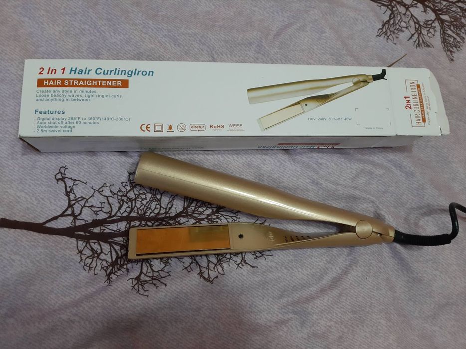 Преса за коса 2 в 1