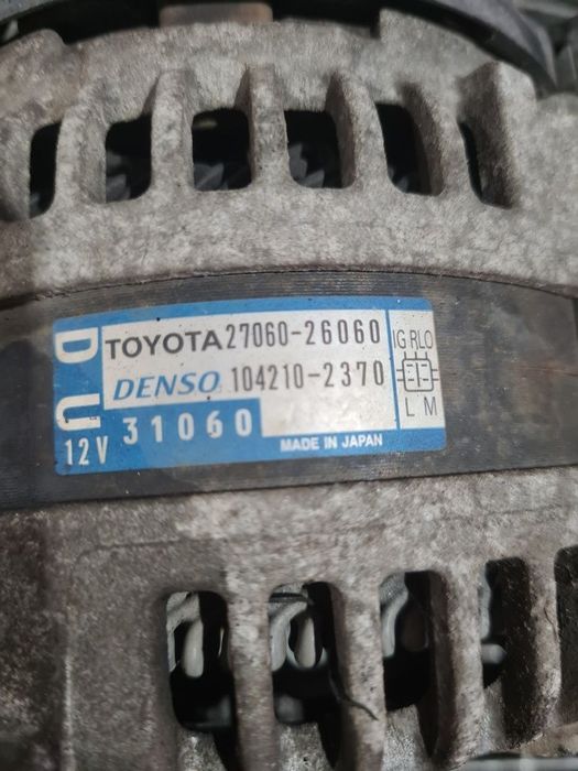 Alternator Toyota Rav 4 III Facelift 2.2 Diesel 2010 - 2012 150CP 2200CC 2ADFHV 2ADFTV ...