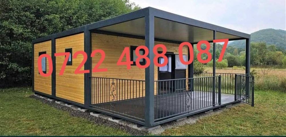 Container modular tip birou,depozitare, sanitar, cabina paza  5 x 2.40