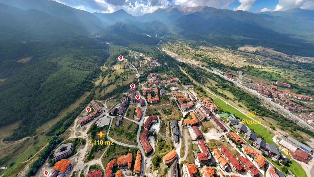 Продажба или обезщетение - терен за строителство на 600м. от Ски Лифта