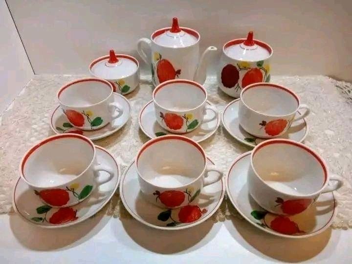 Руски порцелан. Сервиз за чай.