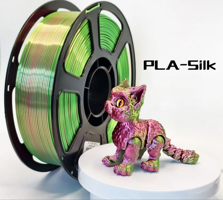 PLA SILK филамент пластик для 3д принтера
