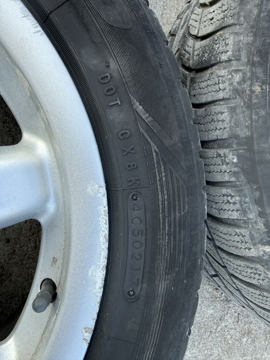 Джанти с зимни гуми за audi 205/55/16