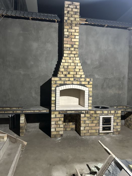 Летняя кухня мангал