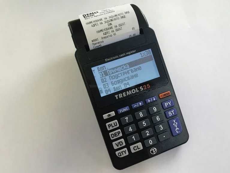 Мобилен Касов Апарат Тремол S25 - 233лв. с договор за 1 година