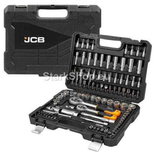Гедоре 108 части 1/4“ 3/8“ 4-22мм JCB Създадено за Тежки Натоварвания