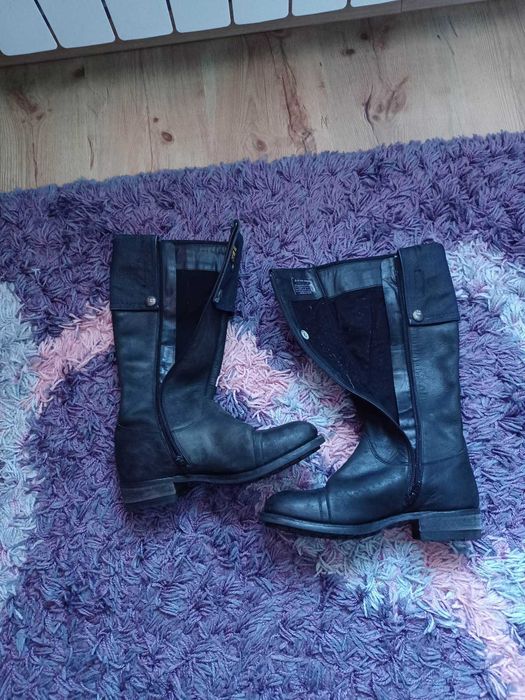 Кожени ботуши G-Star RAW