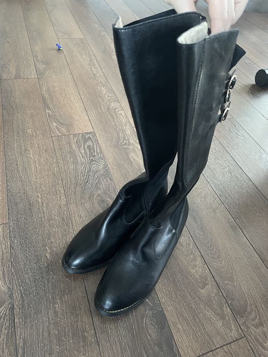 кожени ботуши – размер 38,5