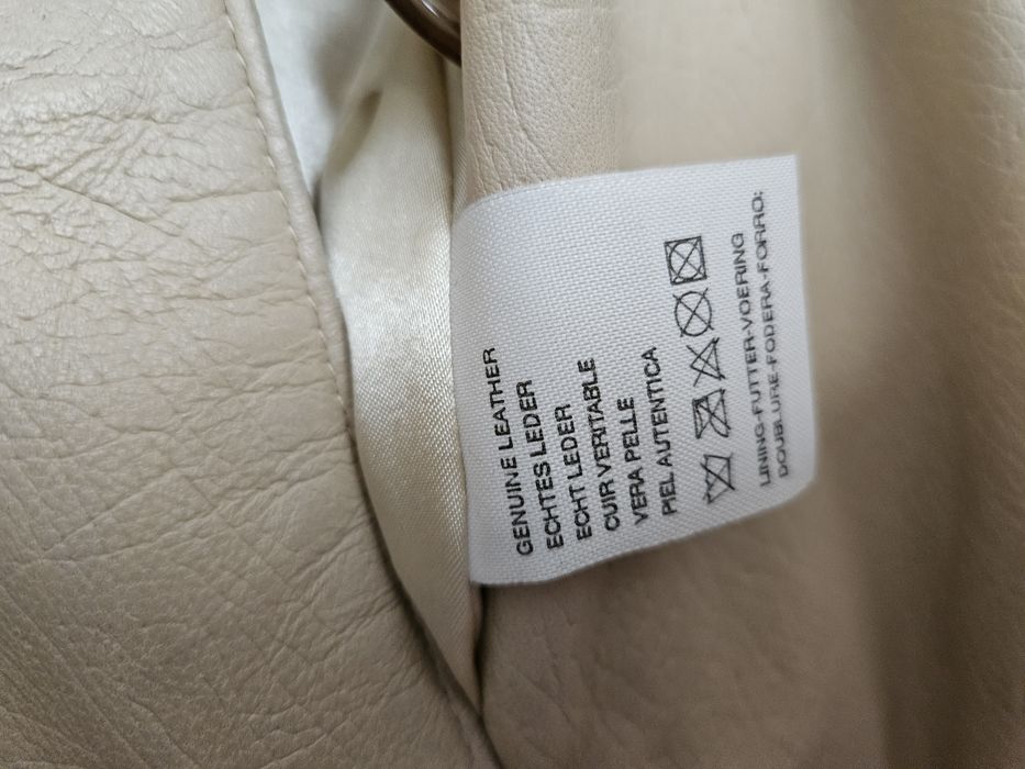 Дълго палто от естесвена кожа