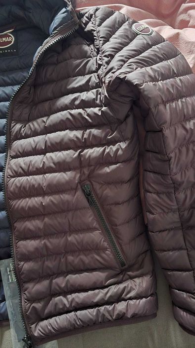 Geaca puf natural COLMAR Originals, mar.50 (M-L) ,noua, originala