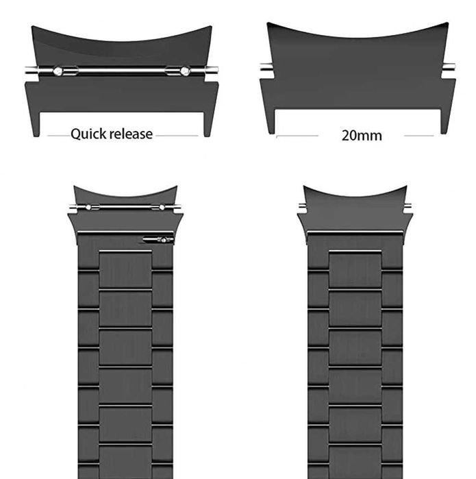 Adaptor curea metalica Samsung Watch 4 40mm/42mm/44/46mm Watch 5 Pro 6