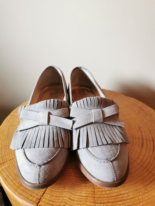 Лоуфъри Мокасини естествен велур 39