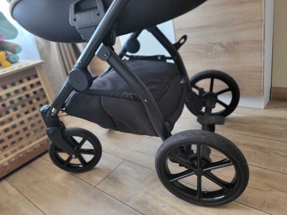 Детска комбинирана количка 3 в 1 Buba - Zaza, Cream