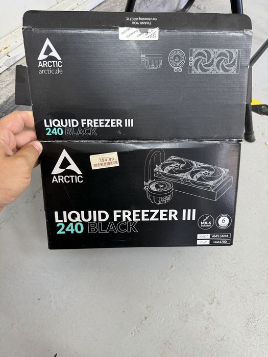 Arctic Liquid Freezer III 240 Black – Nou, doar desfăcut din cutie, cu factură și garanție