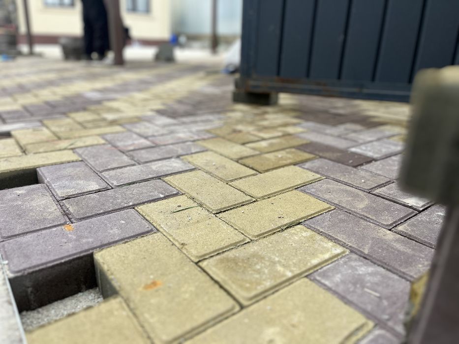 Укладка брусчатки