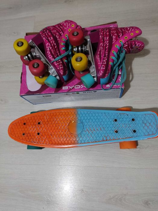 Кънки +Пениборд за деца