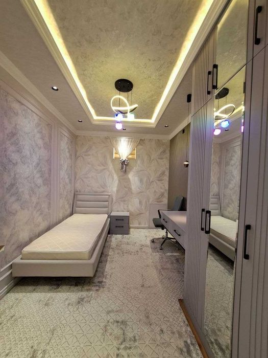 4 xonali shinam kvartira 118 m² 3 qavatda, barcha jixozlari bilan