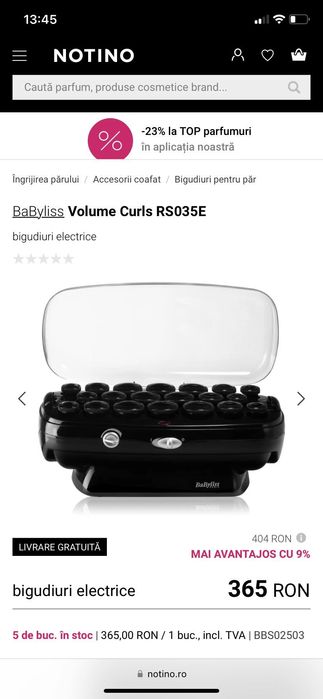 Bigudiuri electrice ceramice babyliss