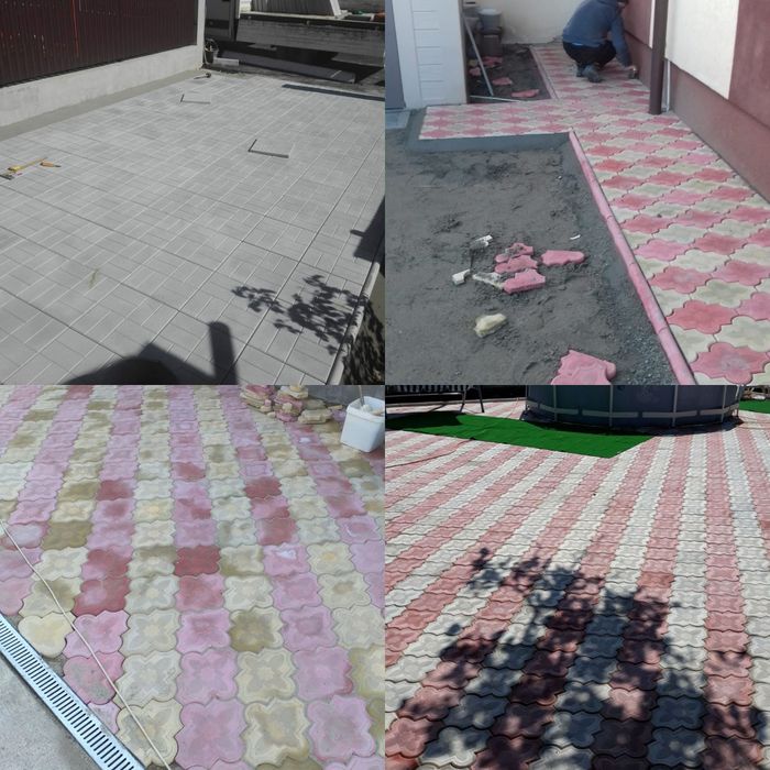 Producem pavaje model solzi antiderapante pentru gradina  pavele