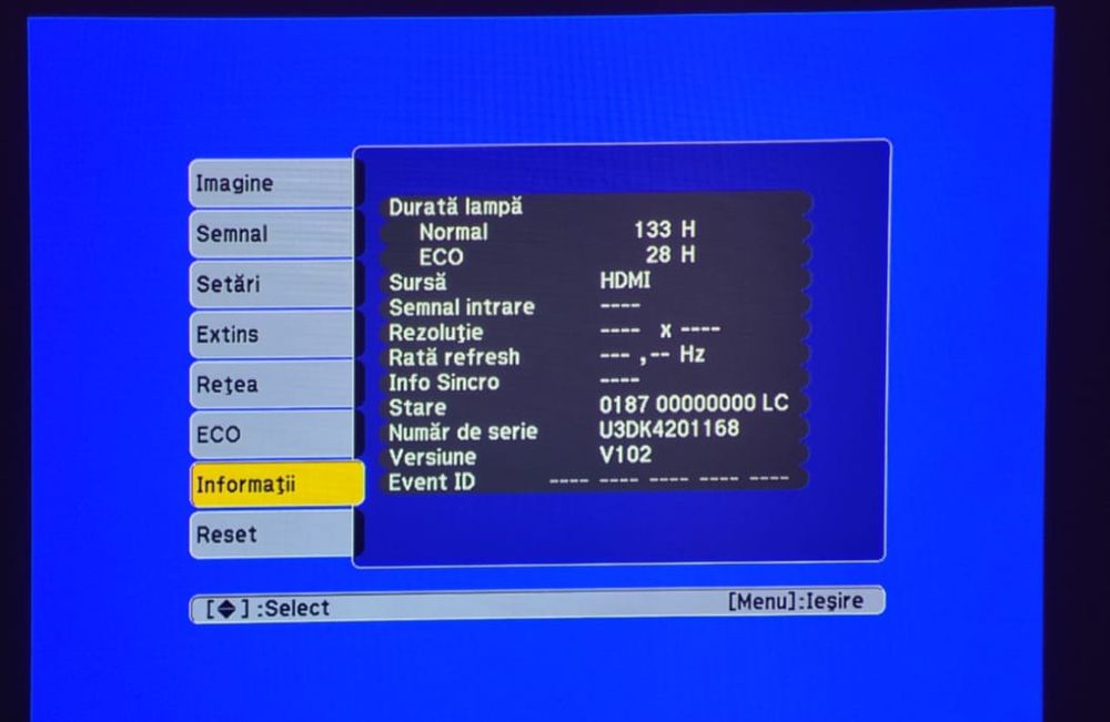 Video proiector Epson h568b